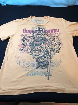 Vintage Jimmy Z Graphic Tshirt Size Sm RN# 119666 Yellow • $15.80