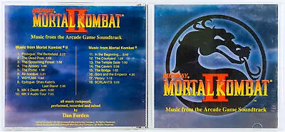 RARE 1993 Midway Mortal Kombat II Official Arcade Game Soundtrack CD Dan Forden • $199.95