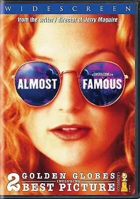$4.98 • Buy Almost Famous (DVD, 2001, Widescreen) Kate HUDSON, Patrick Fugit, Billy Crudup