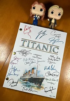 Titanic Script Signed- Autograph Reprints- 153 Pages- Leonardo DiCaprio • $24.99