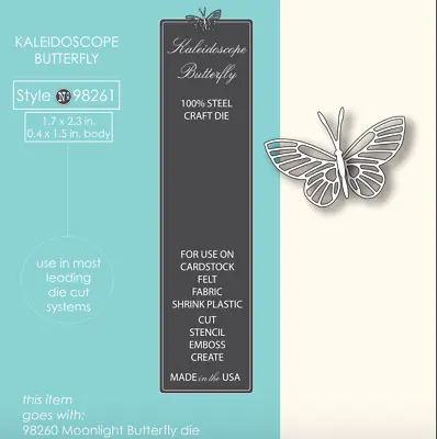 Memory Box Die 98261 Kaleidoscope Butterfly  • $10.99