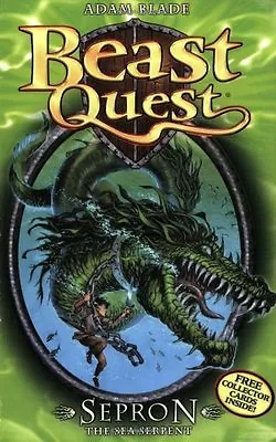 Sepron The Sea Serpent (Beast Quest) By Adam Blade. 9781846164828 • £2.51