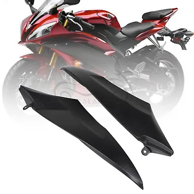 $23.98 • Buy For Yamaha 2006 2007 YZF R6 Pair Gas Tank Side Cover Panel Cowl Fairing Black US