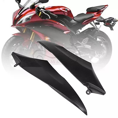 For Yamaha 2006 2007 YZF R6 Pair Gas Tank Side Cover Panel Cowl Fairing Black • $19.93