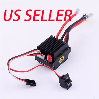 High Voltage Waterproof 320A Brushed ESC Speed Controller For RC Car Boat Motor • $13.08