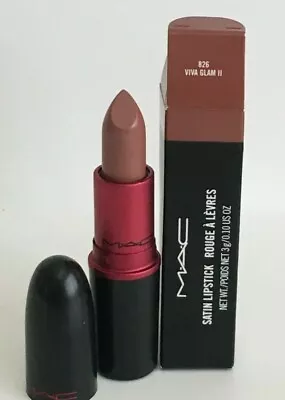 MAC Satin Lipstick Shade 826 VIVA GLAM II Full Size 0.10oz / 3g New In Box • $49.99