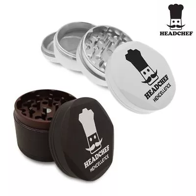 Headchef Hexcellence Metal Herb And Spices Grinder With Sifter Scraper – 4 Piece • £22.99