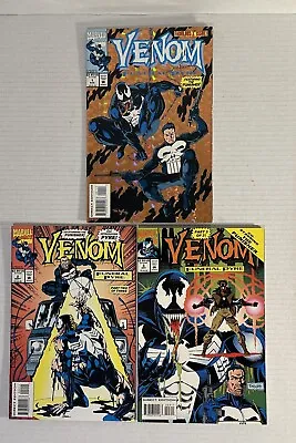 Venom Funeral Pyre 1-3 Marvel Comics.  With Punisher • $25