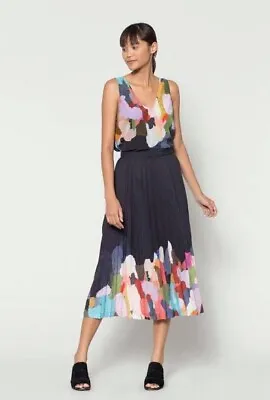 $135 • Buy GORMAN X Megan Grant Pleat Skirt Size 8