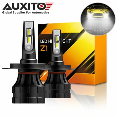 AUXITO H4 9003 LED Headlight Kit Hi Lo Beam Bulb 20000LM 6000K White High Power • $27.99