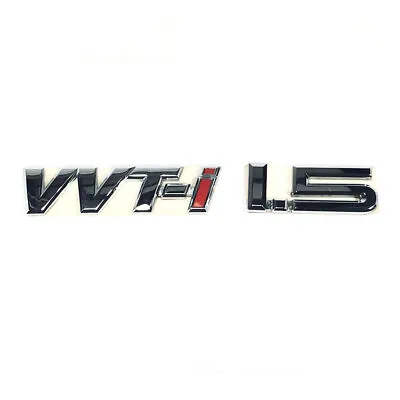 Toyota VVT-i 1.5 Chrome Red Emblem Badge Logo Sticker Genuine • $27