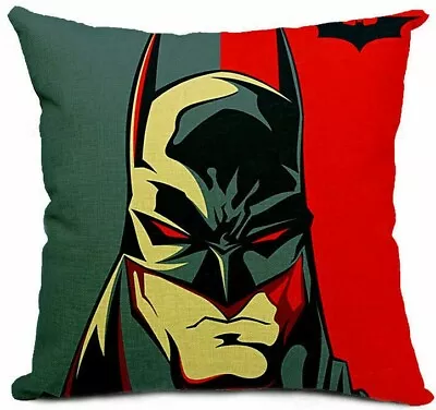 BATMAN Mask LINEN COTTON Marvel Comics CUSHION COVER UK Sale  • £4.99