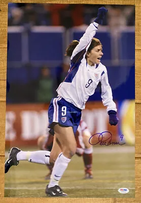 Mia Hamm SIGNED 12x18 Photo Team USA Soccer Legend Olympics PSA/DNA AUTOGRAPHED • $185