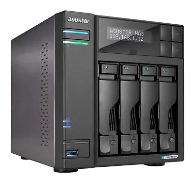 Asustor Lockerstor 4 Gen2 4Bay NAS Quad-Core 2.0GHz CPU 4GB DDR4 (Diskless) • $609