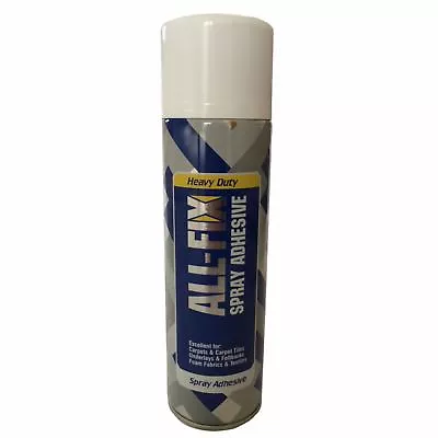 500ml Heavy Duty Spray Adhesive Foam Carpet Fabric Craft Packaging Glue • £11.19