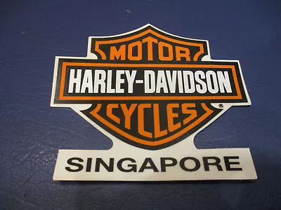 Harley Davidson Singapore Vintage Style Decal Sticker * • $7.99