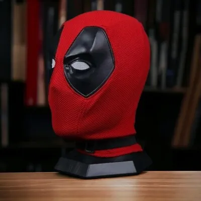 Handcrafted Nylon Deadpool Mask Cosplay Costume Prop Movie Replica Red Marvel • $35.99