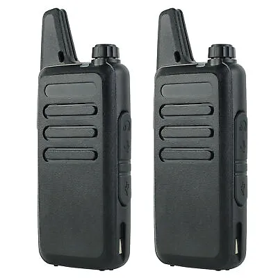 2 Pack Baofeng T20 Walkie Talkie 2 Two Way Radio Handheld Long Range FRS • $14.59