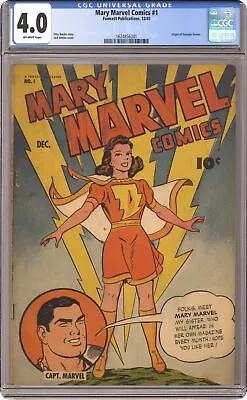 Mary Marvel Comics #1 CGC 4.0 1945 1624856001 • $980