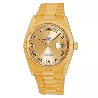 ROLEX 18K Yellow Gold 36mm Day Date President 118238 Box Warranty MINTY • $24990