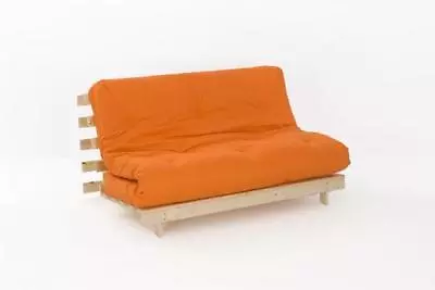 £169.99 • Buy Double 4ft6 Premium Luxury Futon Wooden Sofa Bed Extra Thick Mattress 11 Colours