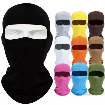 Balaclava Face Mask Thin UV Protection Ski Sun Hood Tactical Masks For Men Women • $2.99