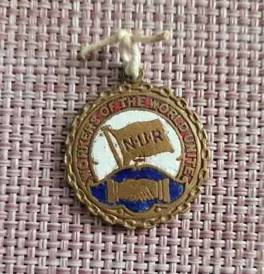 National Union Of Railway Men Vintage Enamel Badge/medal • £13.99