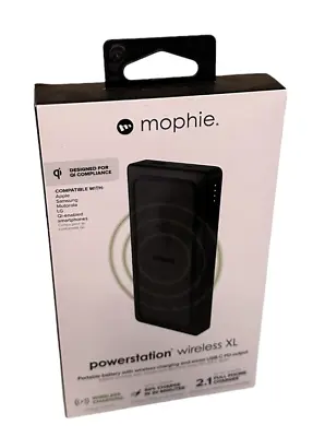 Mophie Powerstation Wireless 10000mAh USB-C Power Bank With Qi Charging • $29.95