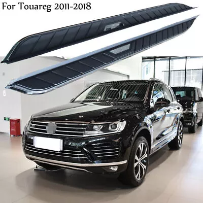 Fits For Volkswagen Touareg 2011-18 Running Board Side Step Nerf Bar Side Stair • $309