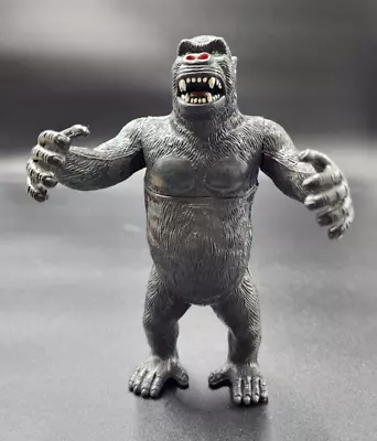 Vintage Imperial Plastic King Kong Gorilla Figure W/Movable Arms Green Eyes  • $24.56