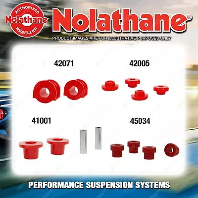 Front Nolathane Suspension Bush Kit For MAZDA 323 FA WAGON 4CYL RWD 1978-9/1985 • $129.95