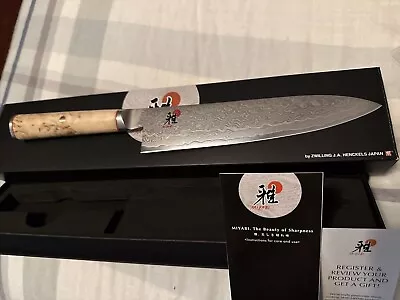 Miyabi Birchwood Knife  +$600 Gift Min. Value-read Description~japan- Hr63 • $299