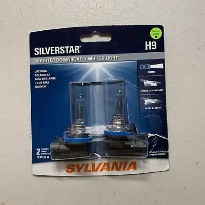 Sylvania H9 SilverStar High Performance Halogen Headlight 2-Bulbs OPENBOX • $18.99
