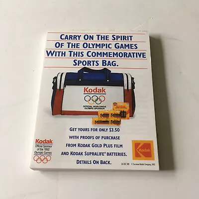 Vintage Tear Off Order Form Store Display Pad For Kodak Olympic Game Sports Bag • £19.23