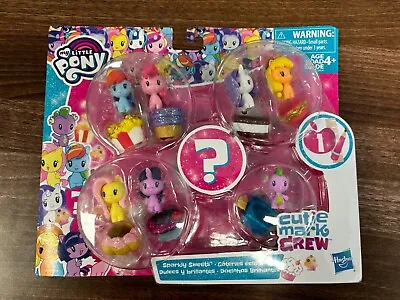 My Little Pony Cutie Mark Crew Sparkly Sweets Set Inc 8 Ponies And 8 Accessories • £12.99