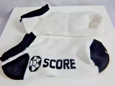 Nos 2 Tone Socks Bobby Sock Hop Sport Retro School Girl Score Peds Soccer Ball • $5.99