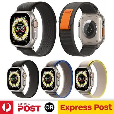 $8.50 • Buy For Apple Watch Series Ultra 8 7 6 SE 49/44/45/42mm Trail Loop Nylon Band Strap