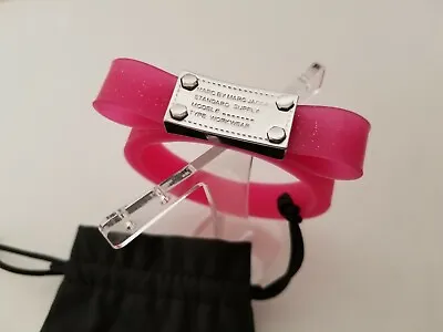 Marc By Marc Jacobs Pink & Silver Bracelet  -  NEW • £17.99