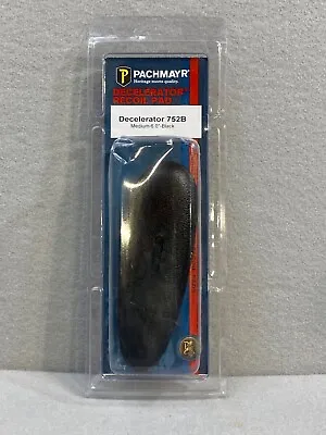 Pachmayr Decelerator Recoil Pad Medium 6” Black Leather Face 752B Shotgun • $50