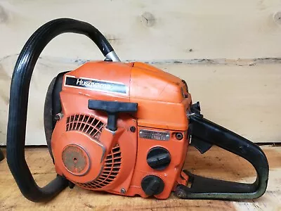 Husqvarna L65 Chainsaw Vintage For Parts Or Repair Pulls Over L 65 • $199