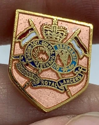 Queens Royal Lancers - NEW British Army Military Cap/Tie/Lapel Pin Badge #142 • £4.99