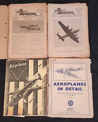 Aeroplane Spotter 1941 No.4-26 & Vol VI 1945 No. 127-152 Magazines 46 Issues Vtg • $74.99