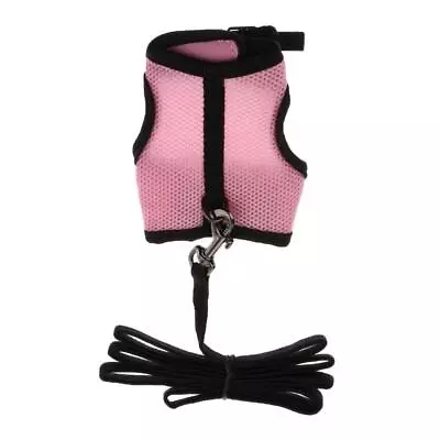 £4.76 • Buy Adjustable Ferret Harness/Baby Rabbit Squirrel/Hamster Rat Mouse Leash Lead Rope