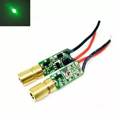 2pcs Green 5mw 515nm 520nm Dot Mini Laser Diode Module For Aiming Positioning • £10.97