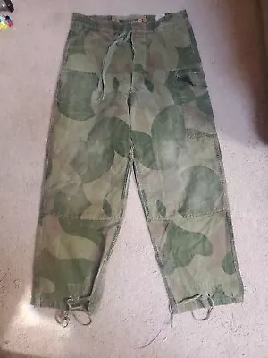 Vintage 1956 Commando Paratrooper Belgian Army Camouflage Ball & Moon Pants • $200