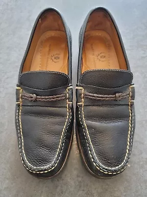 Martin Dingman Montgomery Pebble Black Size 9 M Slip On Loafer • $95