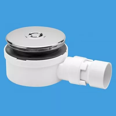 McAlpine ST90CP10-53 - Shower Trap White / Chrome 90mm   • £19