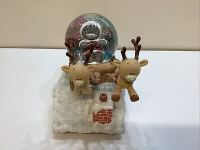 £79.95 • Buy Me To You Bear Figurine Ornament Lights Christmas Snow Globe Up Up And Away
