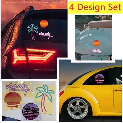 4 X GTA Vice City Video Game Decal Stickers Vinyl Auto Car Truck Window Scratch • $6.95