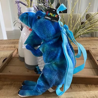 Dinosaur T-Rex Plush Backpack Adjustable Straps Zip Close Hobby Lobby • $19.24